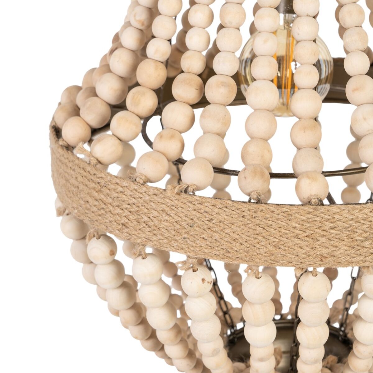 Bigbuy Home Plafondlamp Natuurlijk 220-240 V 40 X 40 X 62 Cm
