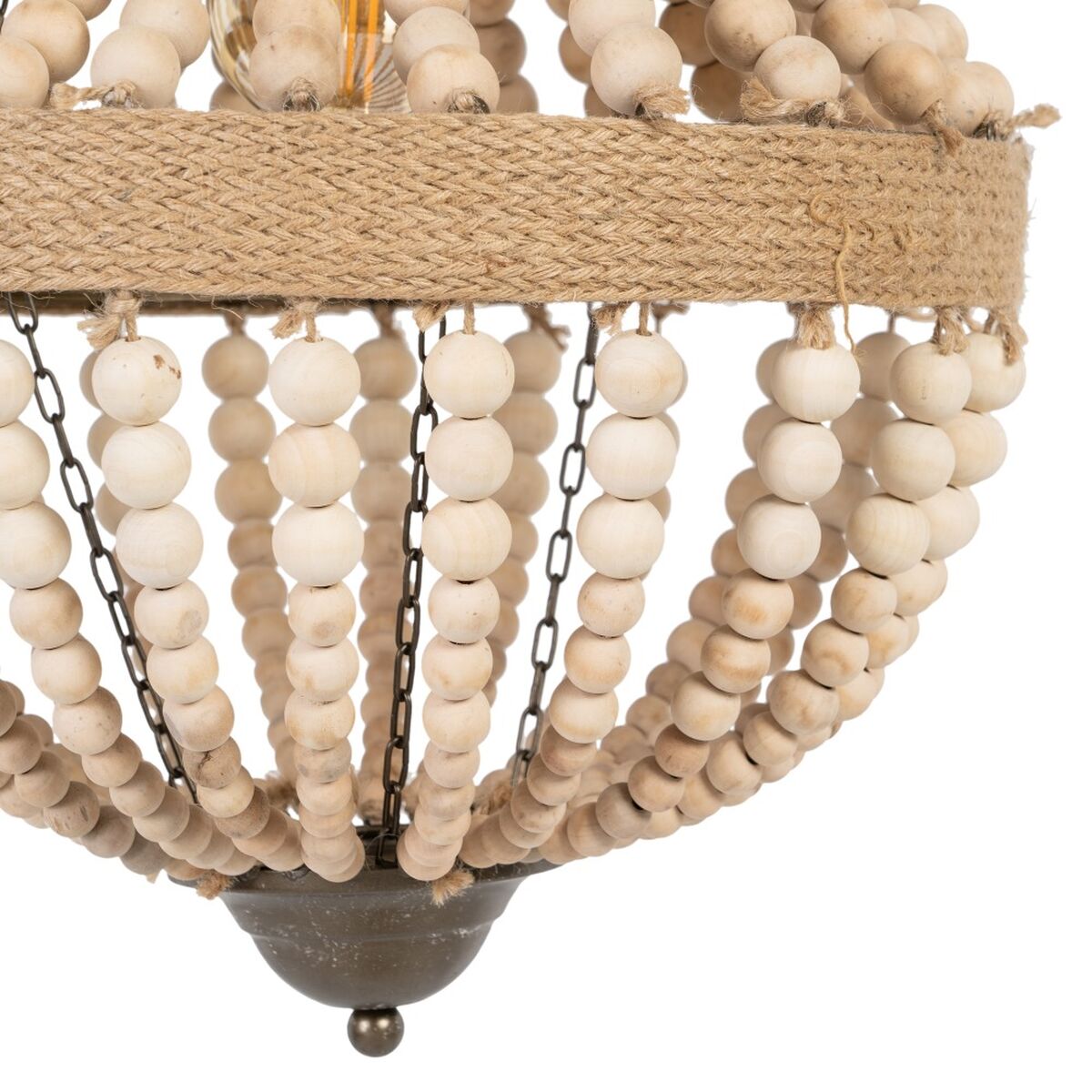 Bigbuy Home Plafondlamp Natuurlijk 220-240 V 40 X 40 X 62 Cm
