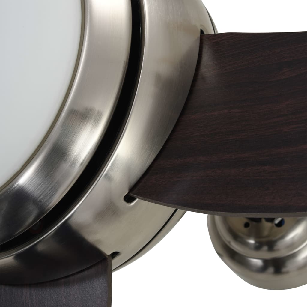 Plafondventilator Met Lamp 128 Cm Bruin