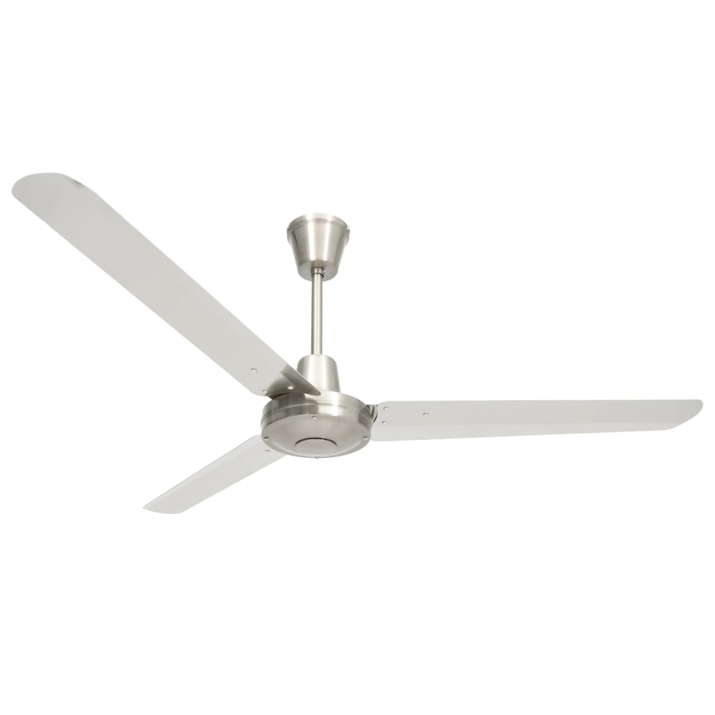 Plafondventilator 142 Cm Zilverkleurig