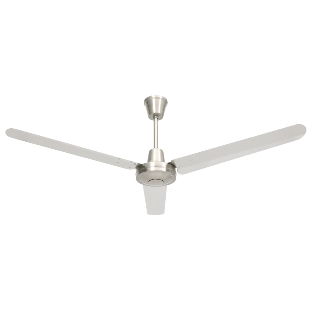 Plafondventilator 142 Cm Zilverkleurig