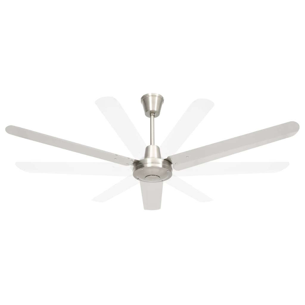 Plafondventilator 142 Cm Zilverkleurig