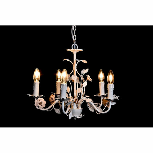 Plafondlamp Dkd Home Decor 25W Roze Wit 220 V (49 X 47 X 37 Cm)