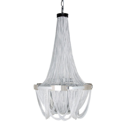 Bigbuy Home Plafondlamp 50 X 50 X 90 Cm Metaal Zilver