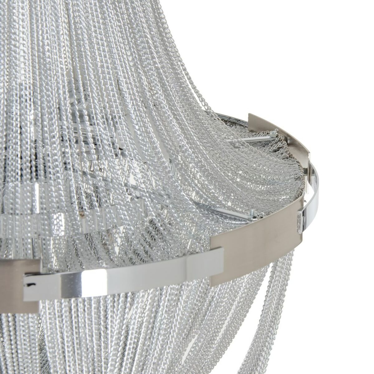 Bigbuy Home Plafondlamp 50 X 50 X 90 Cm Metaal Zilver