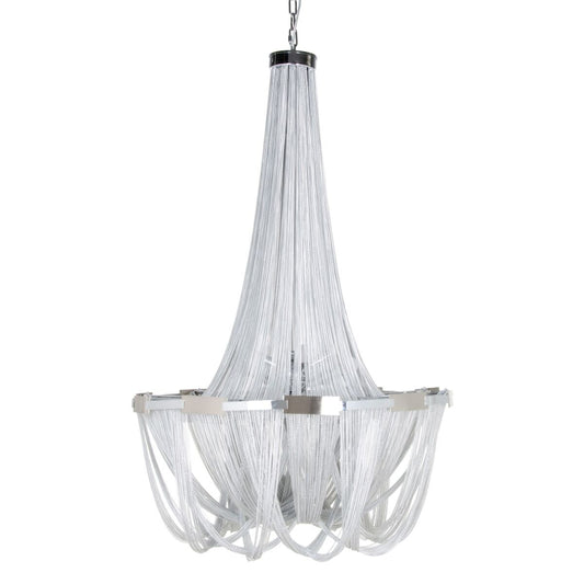 Bigbuy Home Plafondlamp 80 X 80 X 120 Cm Metaal Zilver