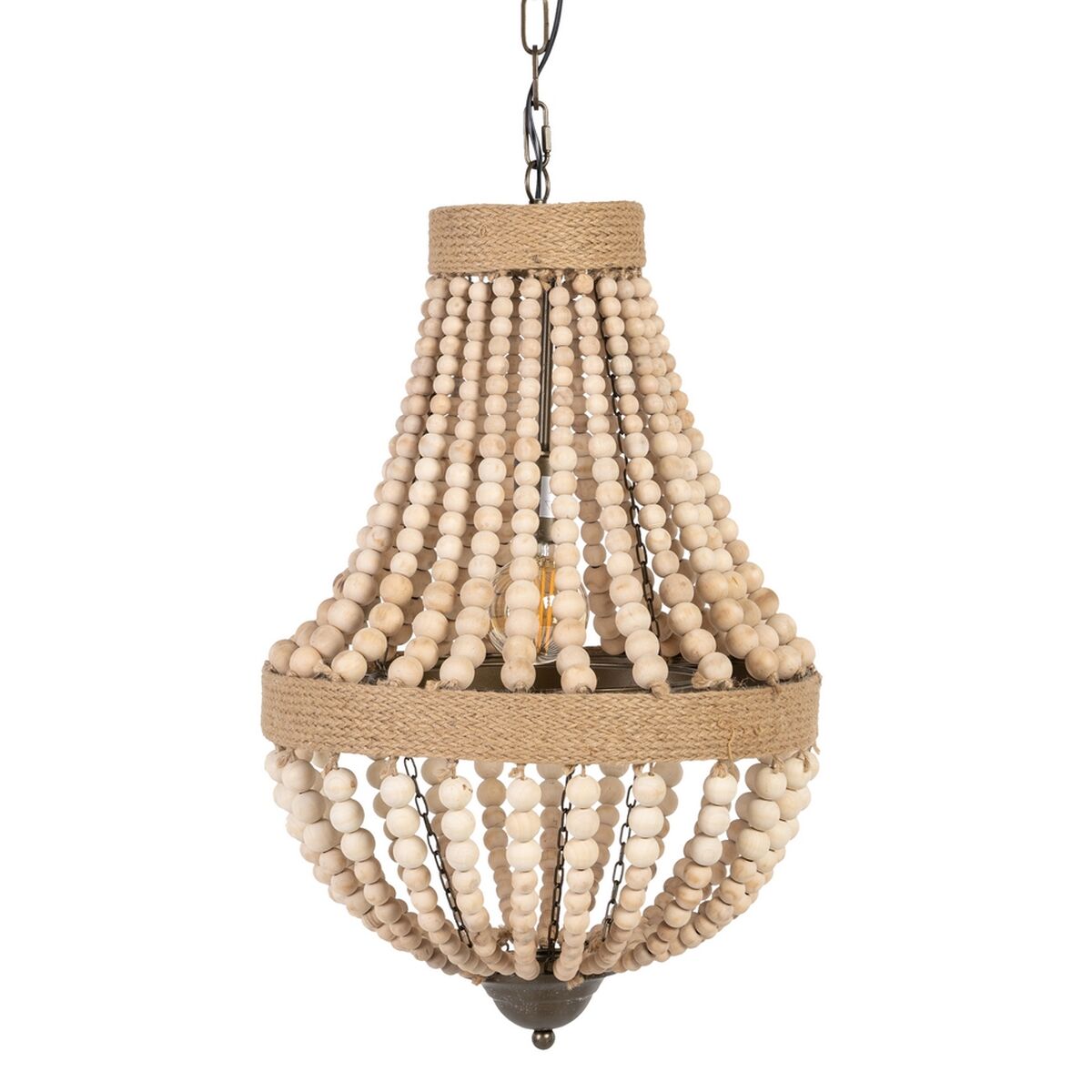 Bigbuy Home Plafondlamp Natuurlijk 220-240 V 40 X 40 X 62 Cm