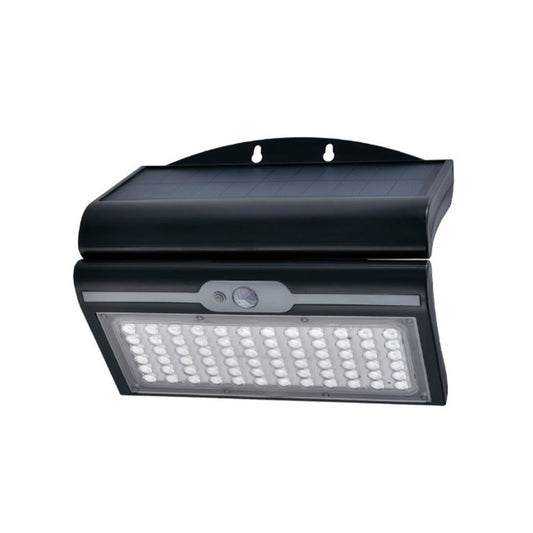 Wandlamp Edm Bewegingssensor Zon 6 W Zwart (6500 K)